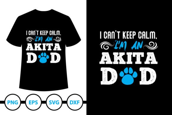 Akita Dog T-Shirt Design 10: Graphics & Print Templates Review