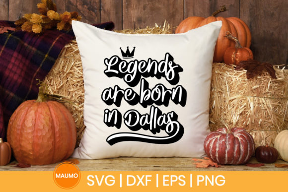 Legends Are Born in Dallas: Graphics & Print Templates