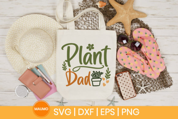Plant Dad Garden SVG Quote
